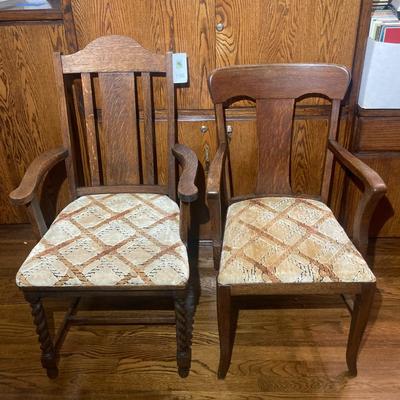 A Pair of Wooden chairs