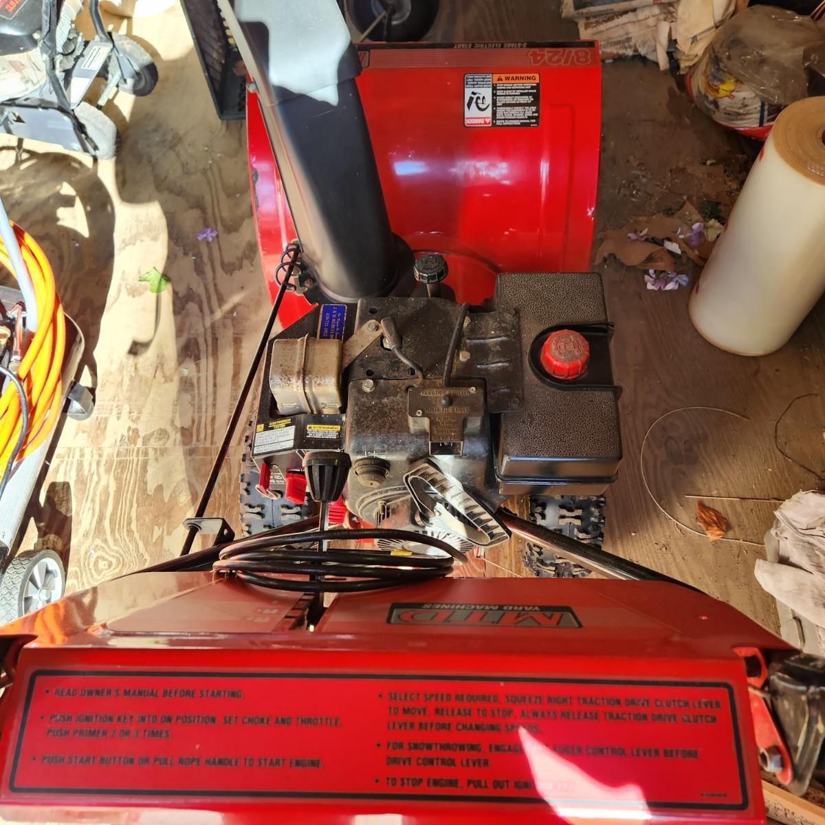 MTD Snow Thrower Snowblower 8/24 2 stage Electric start