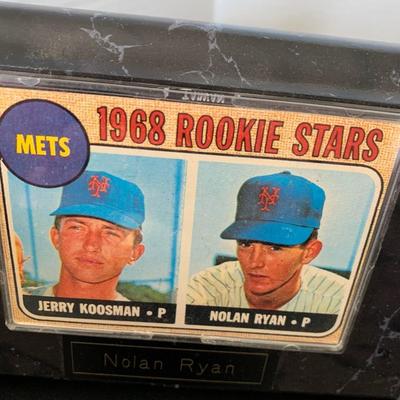 1969 Topps Nolan Ryan Baseball Card Encased & Mounted - Lot 469