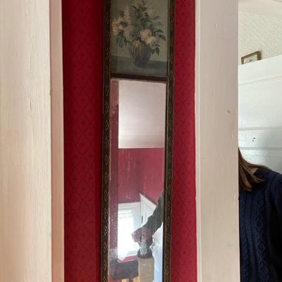 Antique Narrow Mirror