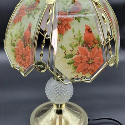Beautiful Cardinal Touch Lamp