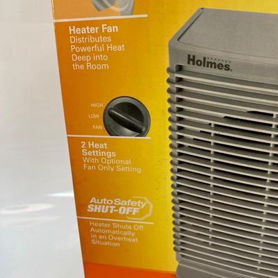 Holmes Compact Heater Fan with Box 2 Settings Auto Off