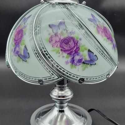 Butterfly Floral Touch Lamp
