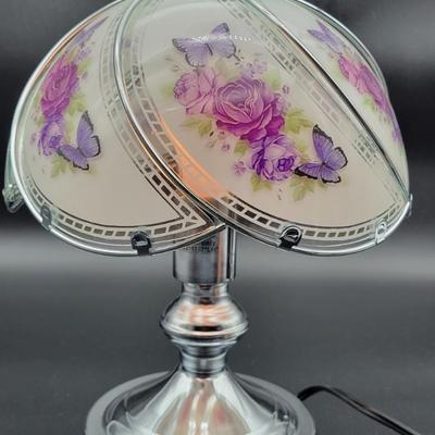 Butterfly Floral Touch Lamp