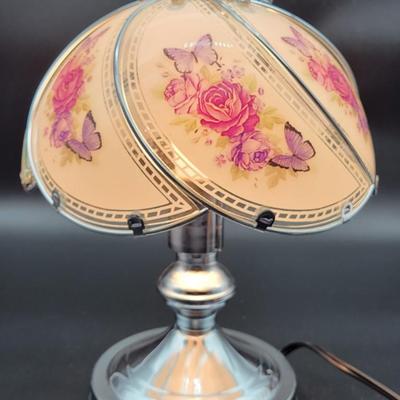 Butterfly Floral Touch Lamp
