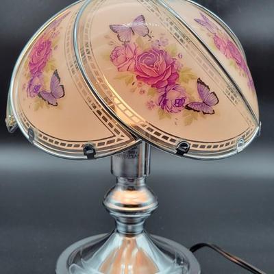 Butterfly Floral Touch Lamp