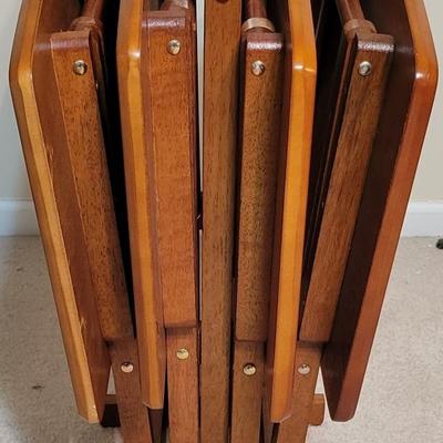 Maple TV Tray Set