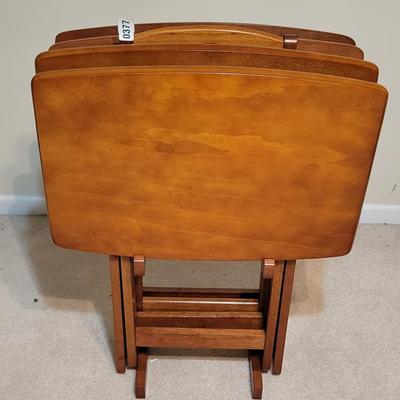 Maple TV Tray Set