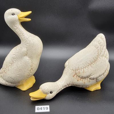 Ceramic Duck Pair