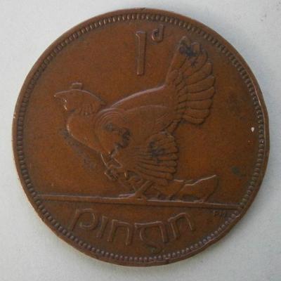 IRELAND 1935 1d (Penny) Coin