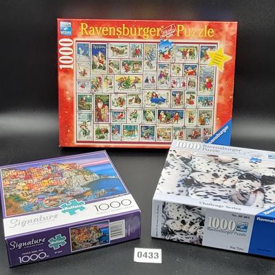 1,000 Piece Jig Saw Puzzle Bundle