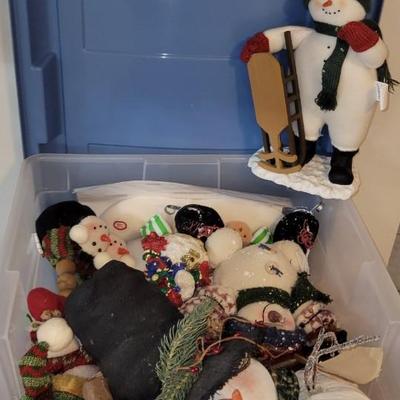Holiday (Snowman) Tote Lot