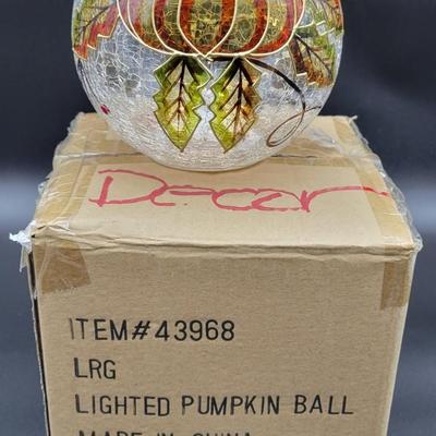 Lighted Pumpkin Ball