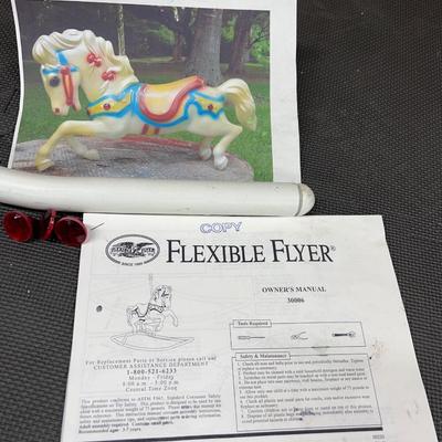 Restoration Project Alert!  Flexible Flyer Carousel Horse