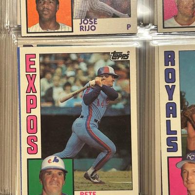 1984 Fleer, Topps & 1985 Fleer, Topps, Donruss Complete Baseball Sets - Lot 0482