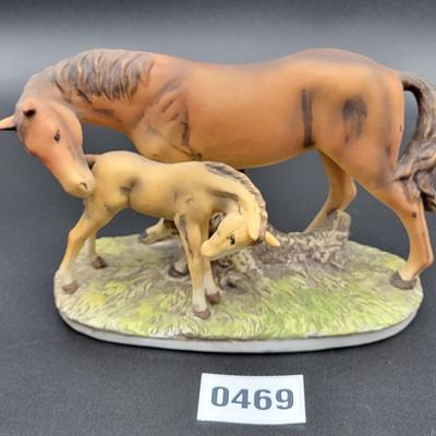 Vintage Homco Horse Decor