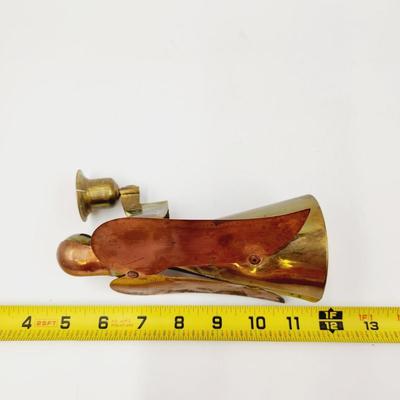 BRASS ANGEL CANDLE HOLDER