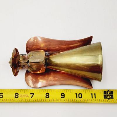 FUN BRASS ANGEL CANDLE HOLDER