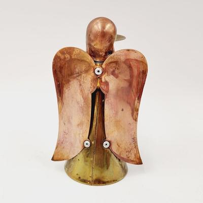 FUN BRASS ANGEL CANDLE HOLDER