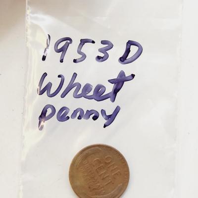 1953 D WHEAT PENNY