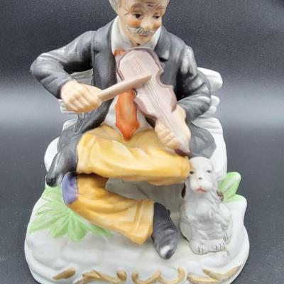 Violin Player Figurine
