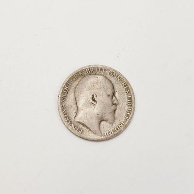 EDWARD VII SILVER 1910 6 PENCE
