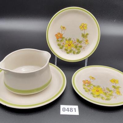 Vintage Spring Collection Stoneware Lot