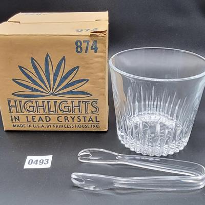 Leaded Crystal Ice Container