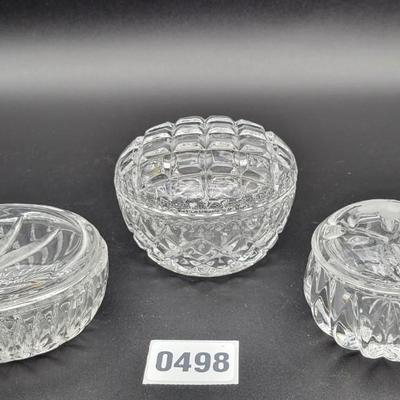 Crystal Trinket Box Lot