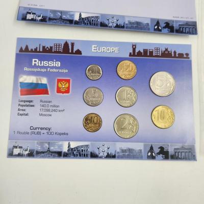UNCIRCULATED EUROPE - RUSSIAN CURRENCY COLLECTION