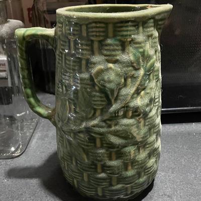 Antique Stoneware Pitcher