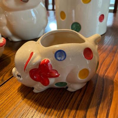 Shawnee Polka Dot Pig Lot