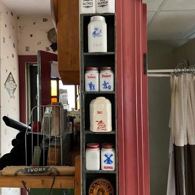 Milk Glass Shakers Lot