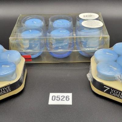 Blue Candle Lot