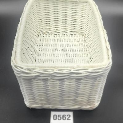White Wicker Basket