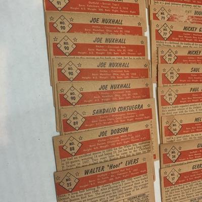 1953 Bowman Baseball Card Lot - 44 Cards