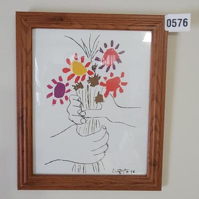 Drawn Artwork Framed