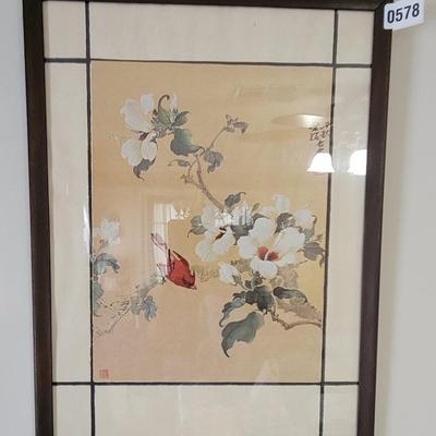 Floral Print Art