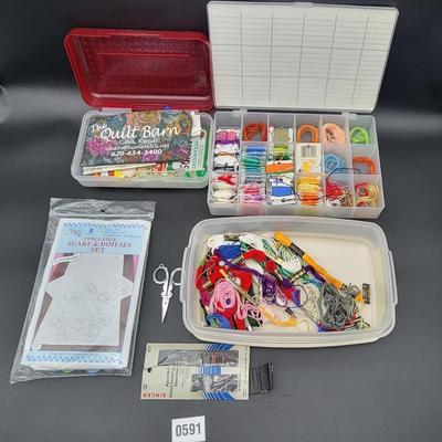 Thread Tote Organizer Lot