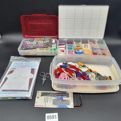 Thread Tote Organizer Lot