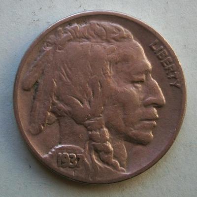 UNITED STATES 1937 Buffalo Nickel