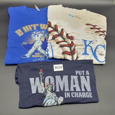 KC ROYALS T SHIRT LOT