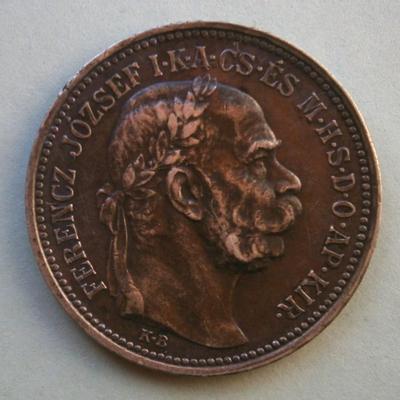 AUSTRIA 1914 1 Korona Silver Coin