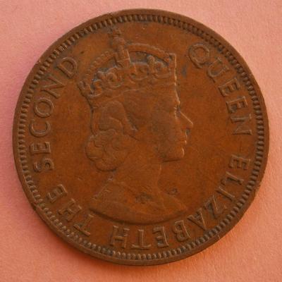 British Caribbean Territories 1960 1 Cent Coin