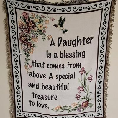 Daughter Throw Blanket