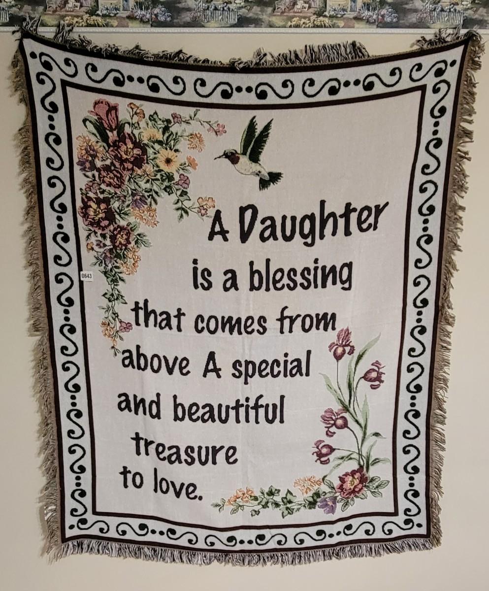 Daughter Throw Blanket