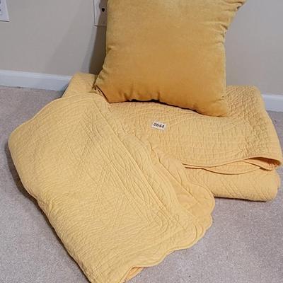 Vintage Yellow (full) Bedding