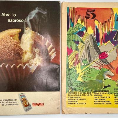 2 Vintage Spanish Comic Books