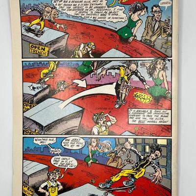 1988 Road Rash Comic Book
