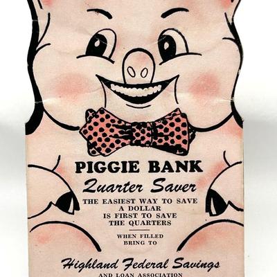 1959 Quarter Saver Piggie Bank